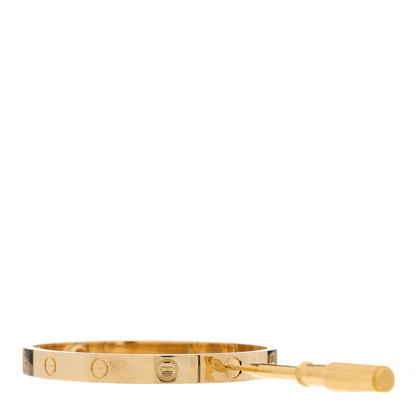 Cartier 18K Yellow Gold LOVE Bracelet 17 3 of 9