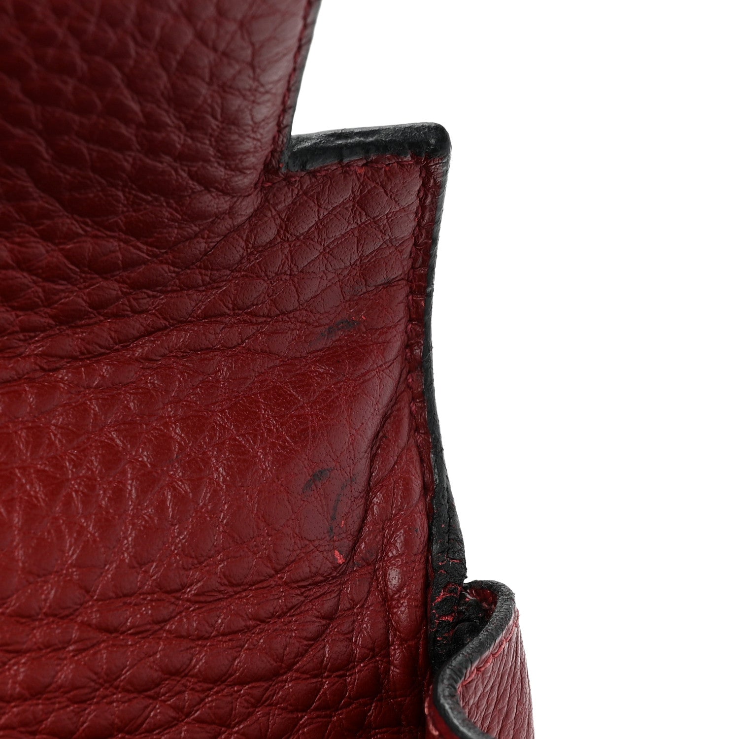 Hermes Togo Kelly Retourne 35 Rouge H 11 of 15