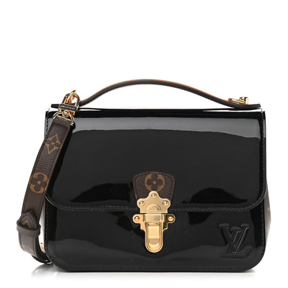 Louis Vuitton Patent Calfskin Monogram Cherrywood BB Black 1 of 8