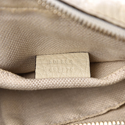 Gucci Pebbled Calfskin Small Soho Disco Bag Off White 6 of 12