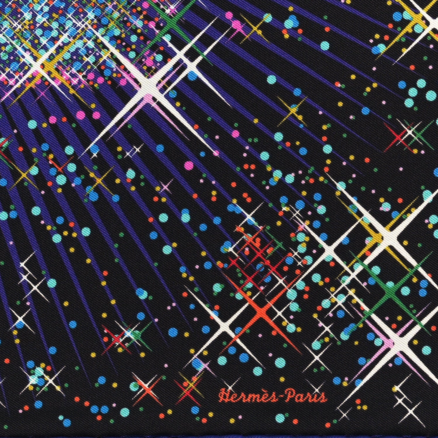 Hermes Silk Magic Kelly Scarf 45 Marine Violet Turquoise 2 of 3