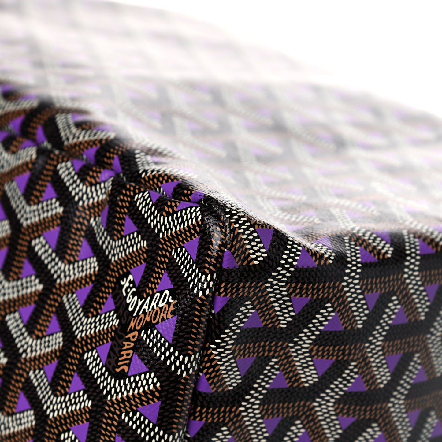 Goyardine Saint Louis Claire Voie GM Black Purple
