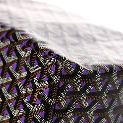 Goyard Goyardine Saint Louis Claire Voie GM Black Purple 8 of 13