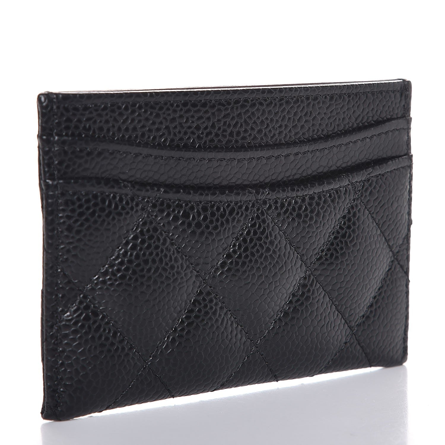 Chanel Caviar Quilted Card Holder Black 3 of 9