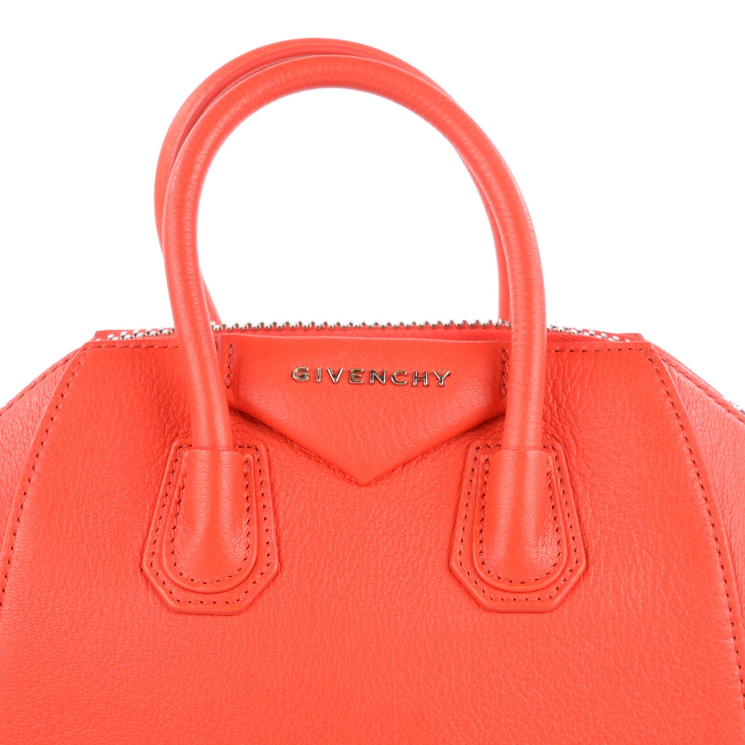 Givenchy Sugar Goatskin Mini Antigona Burnt Orange 10 of 10