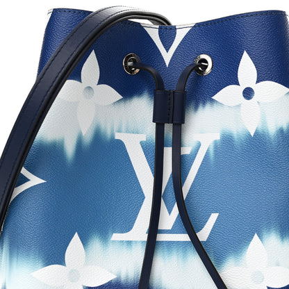 Louis Vuitton Monogram Escale Neonoe MM Blue 7 of 9