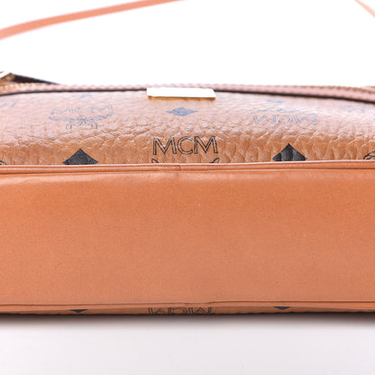 MCM Visetos Heritage Crossbody Bag Cognac 12 of 12