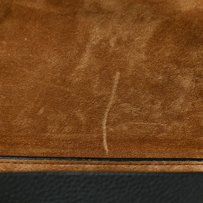 Loewe Grained Calfskin Small Gate Crossbody Bag Pecan Black 10 of 14