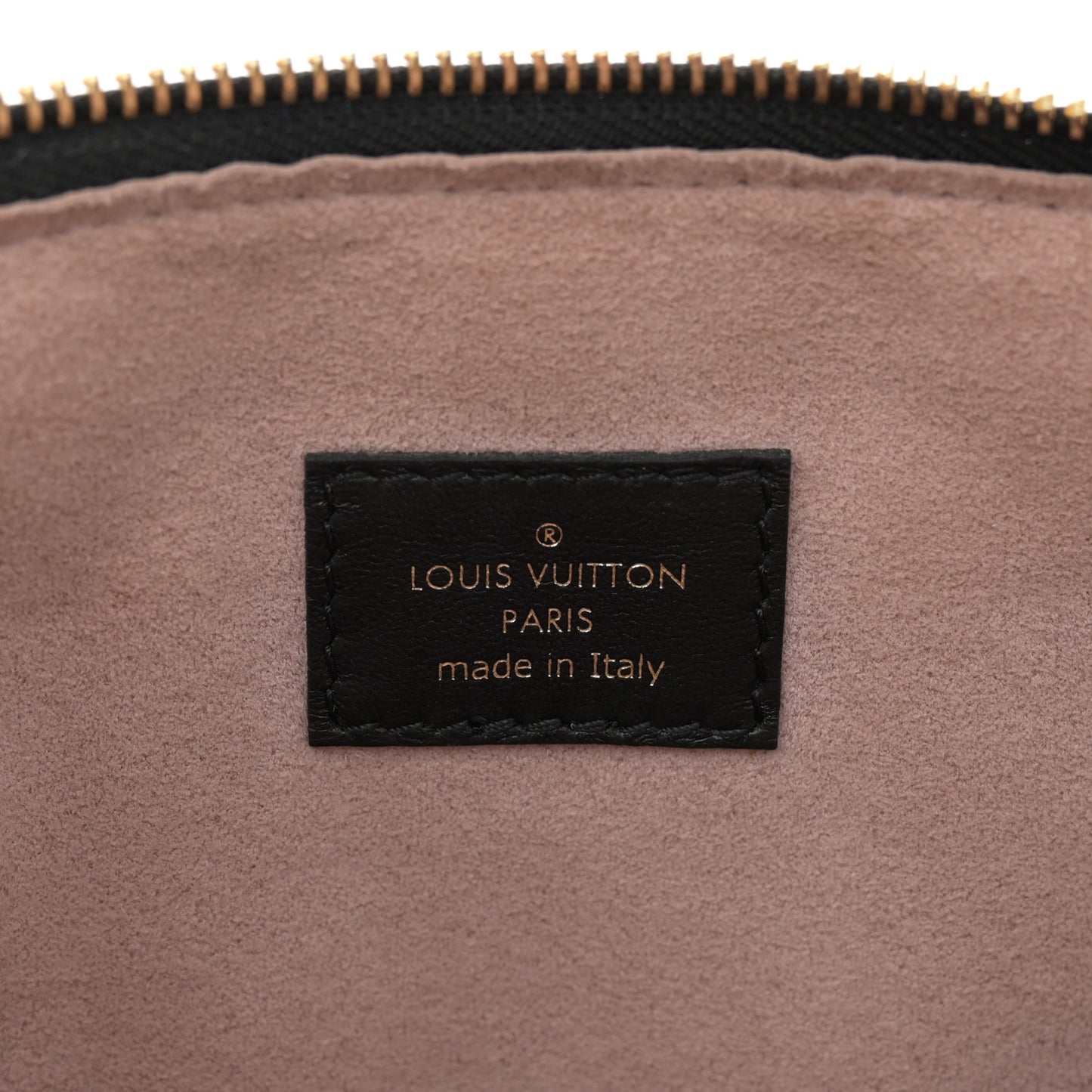 Lambskin Embossed Monogram Coussin PM Black