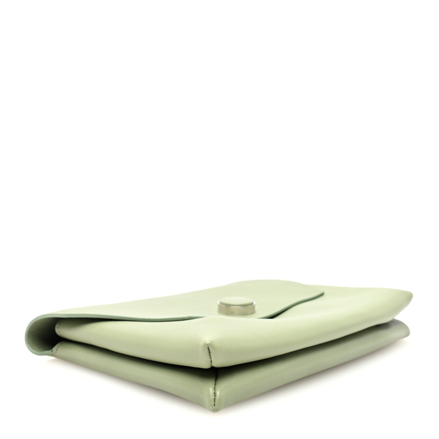 Lambskin Nu Twin Envelope Clutch Dusty Green