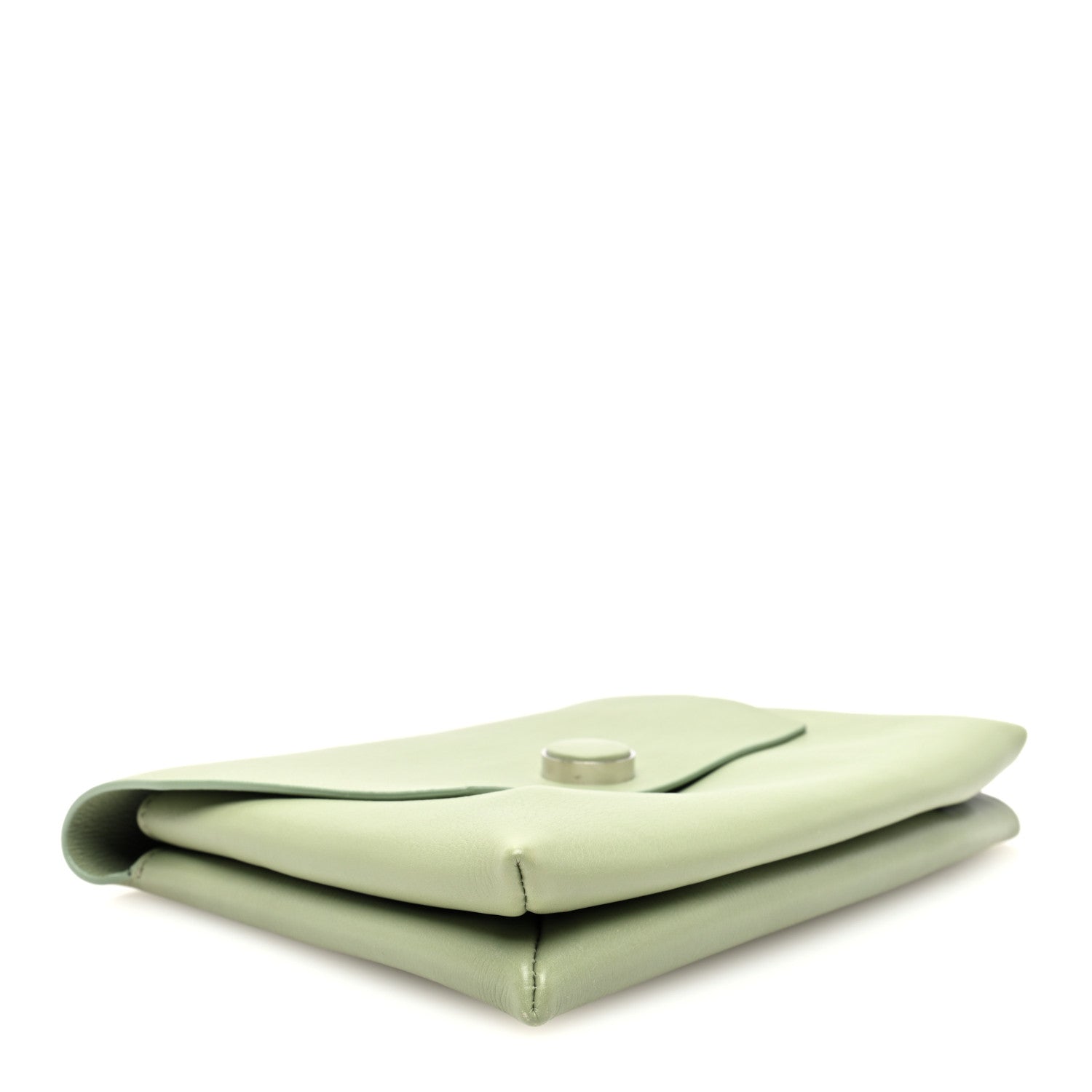 The Row Lambskin Nu Twin Envelope Clutch Dusty Green 4 of 6