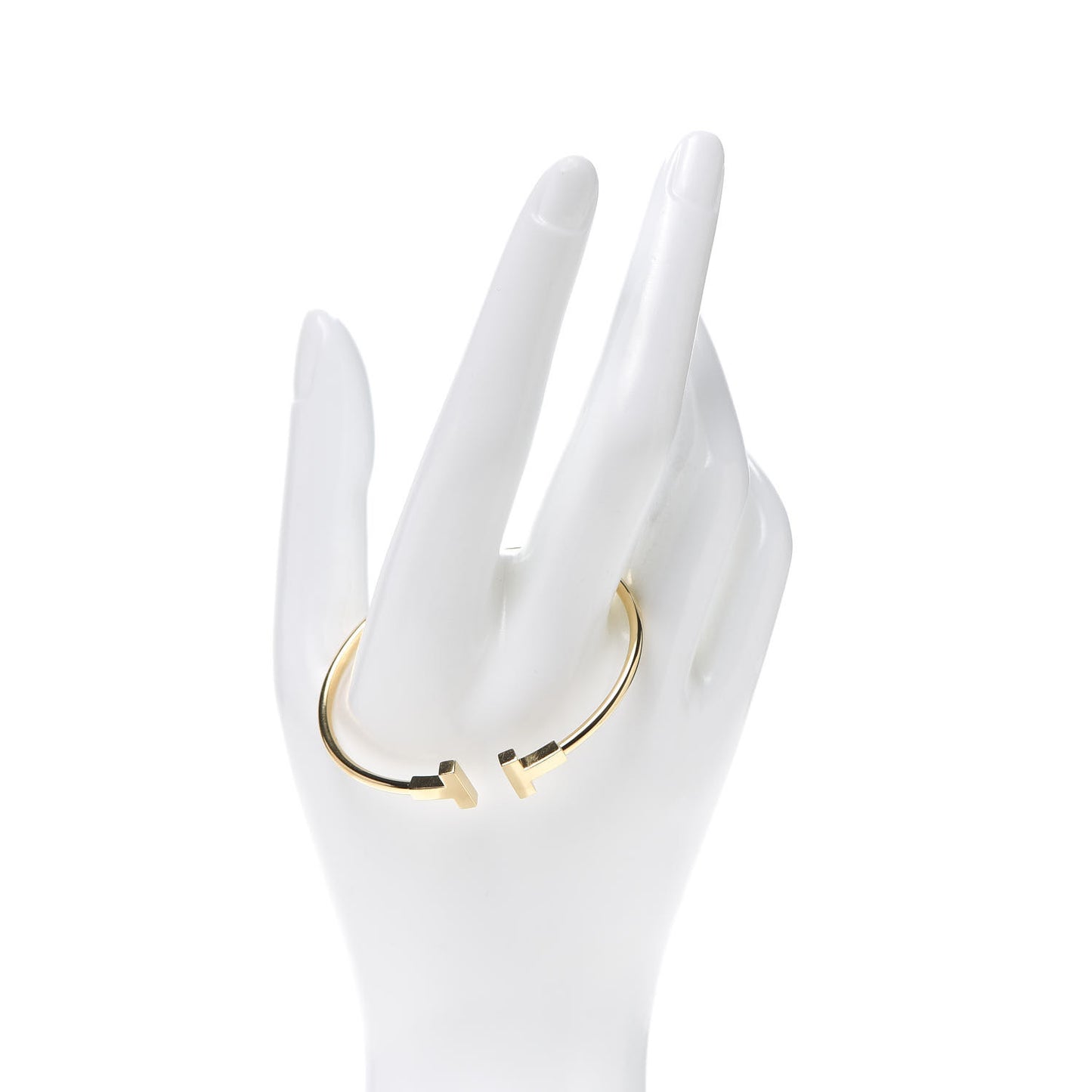 18K Yellow Gold T Wire Bracelet