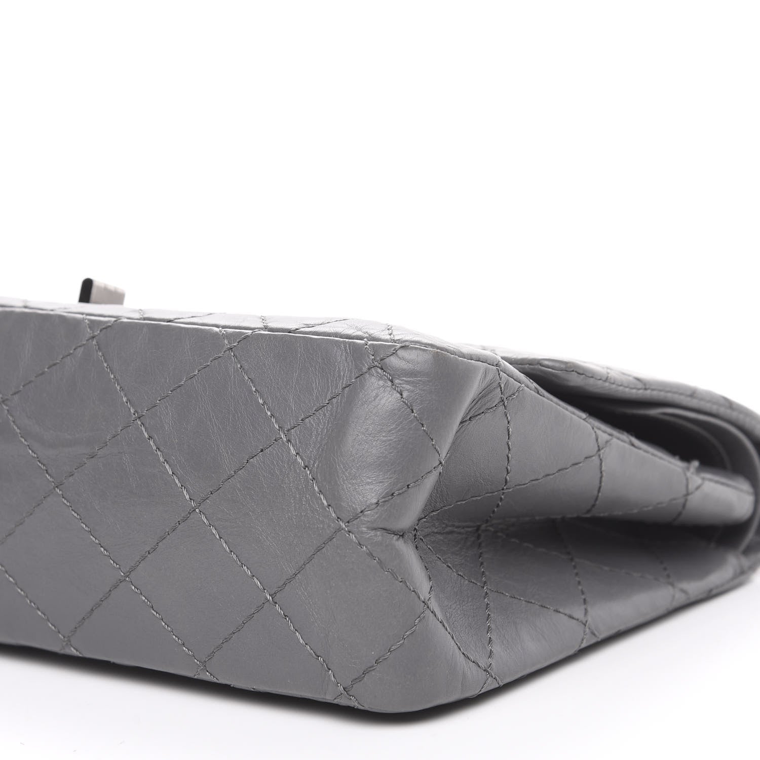 Chanel Aged Calfskin Quilted 2.55 Reissue 226 Flap Grey 7 of 13