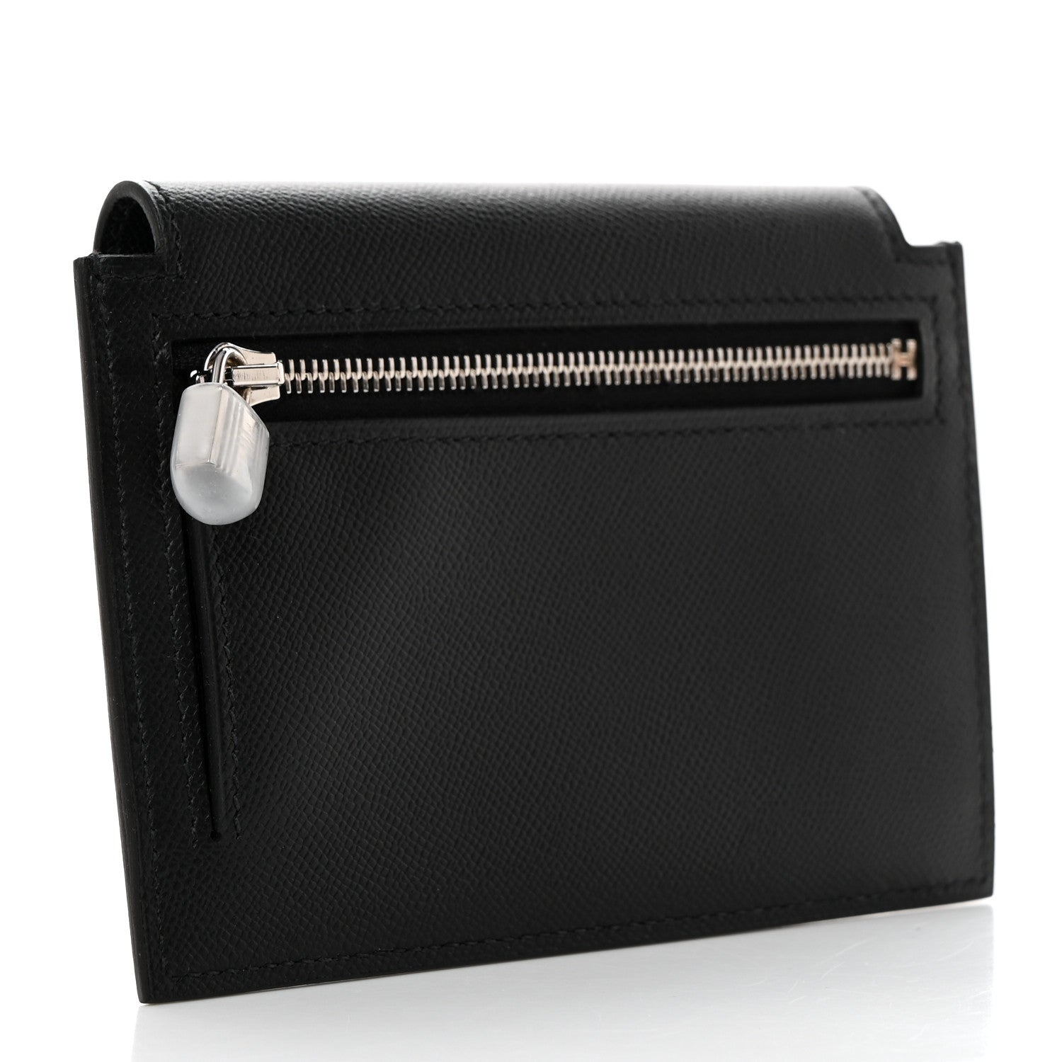 Hermes Epsom Kelly Pocket Compact Wallet Black 3 of 7