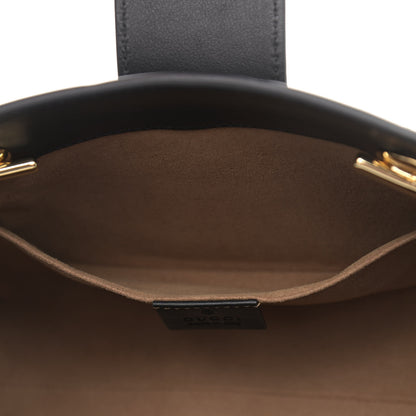 Gucci GG Supreme Monogram Small Padlock Tote Black 6 of 11
