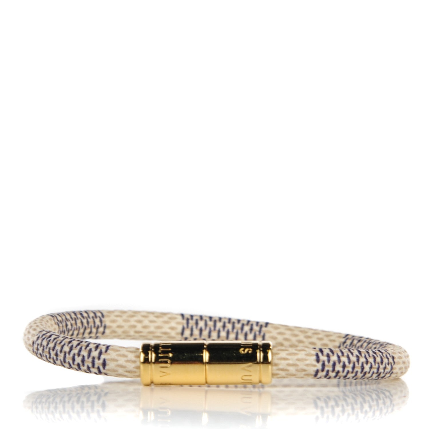 Louis Vuitton Damier Azur Keep It Bracelet 17 1 of 5