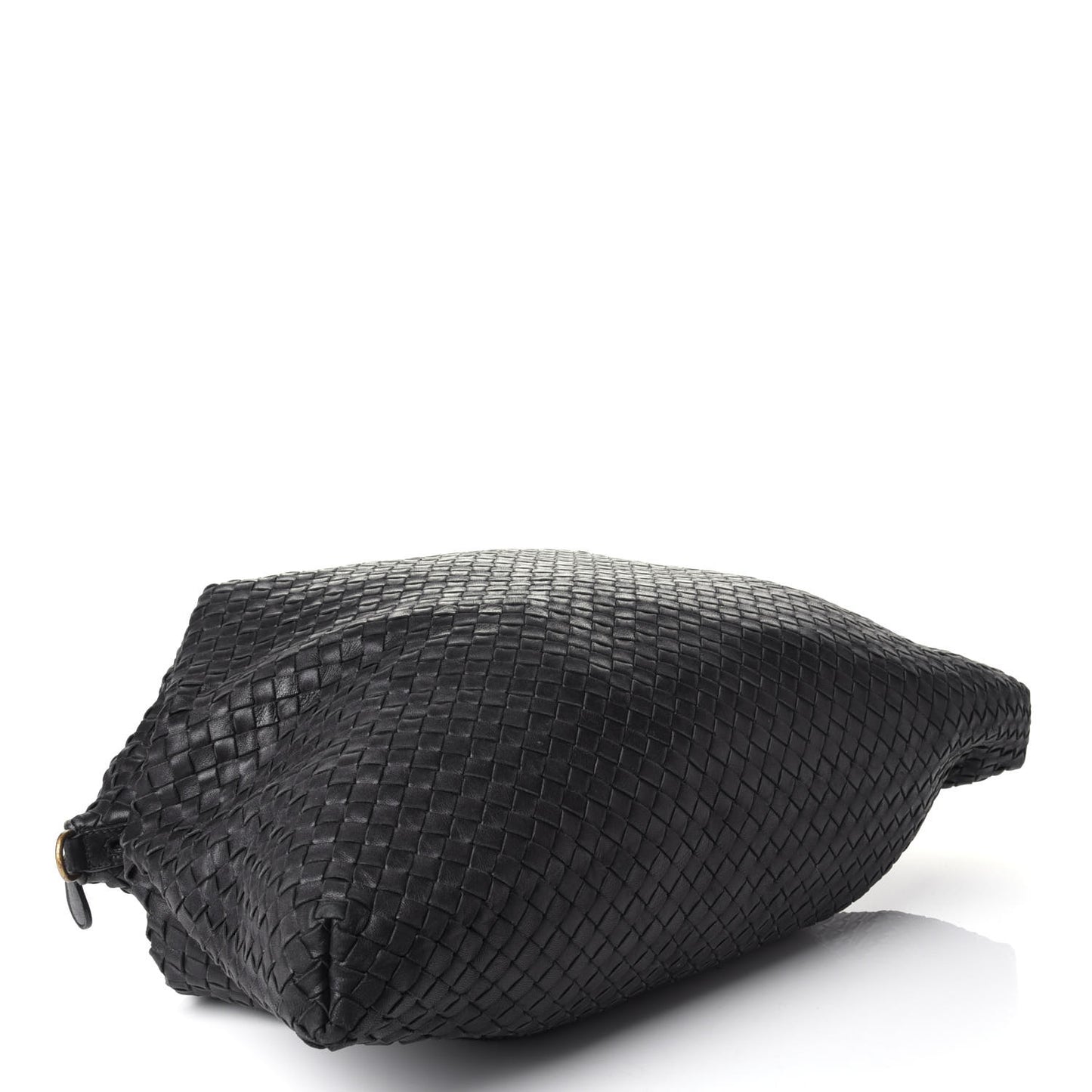 Nappa Intrecciato Maxi Convertible Tote Black