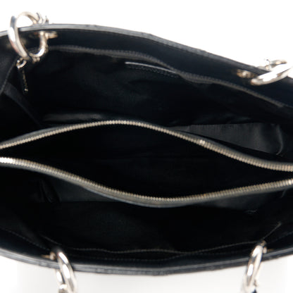 Chanel Caviar Quilted Grand Shopping Tote GST Black 5 of 10