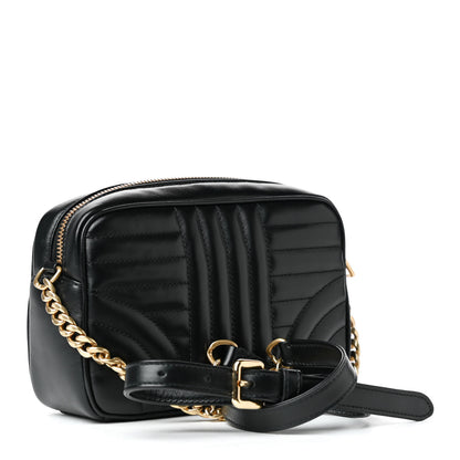 Prada Soft Calfskin Diagramme Crossbody Bag Black 2 of 4