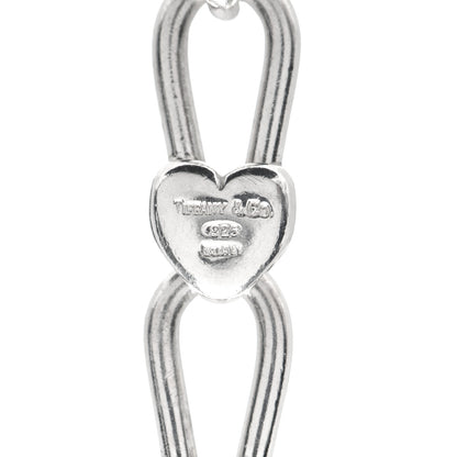 Tiffany Sterling Silver 18K Yellow Gold Heart Padlock Links Bracelet 4 of 4