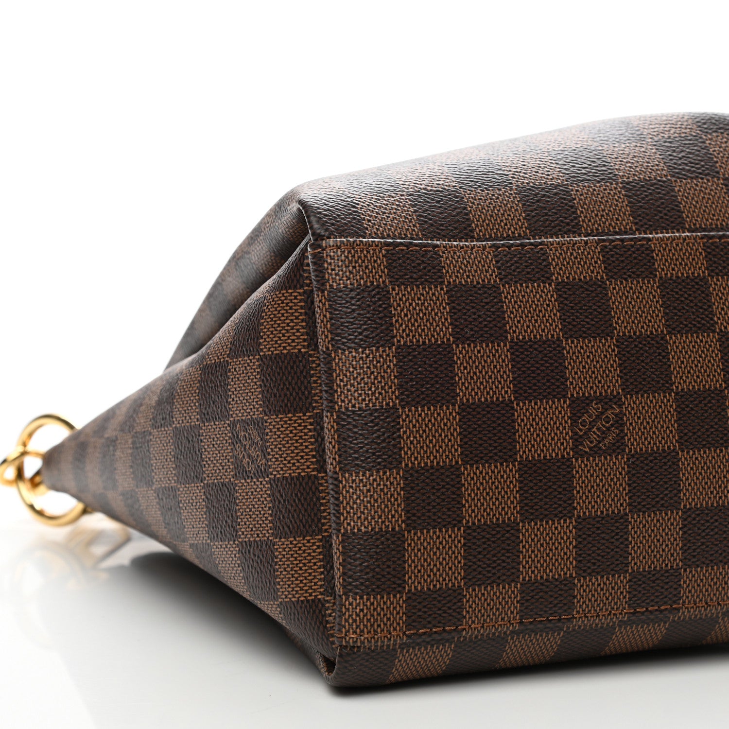 Louis Vuitton Damier Ebene Odeon Tote MM Black 6 of 7
