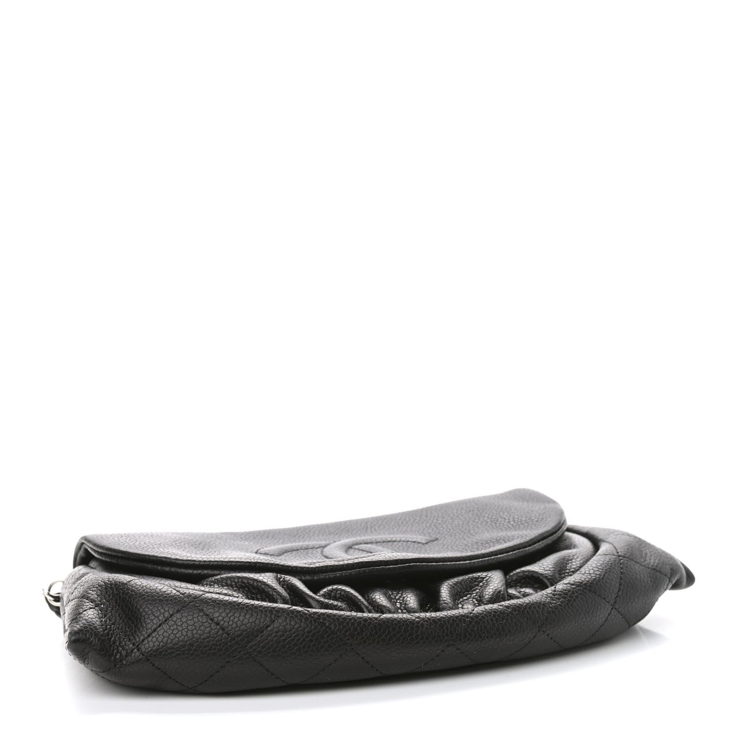Chanel Caviar Half Moon Wallet On Chain WOC Black 4 of 10