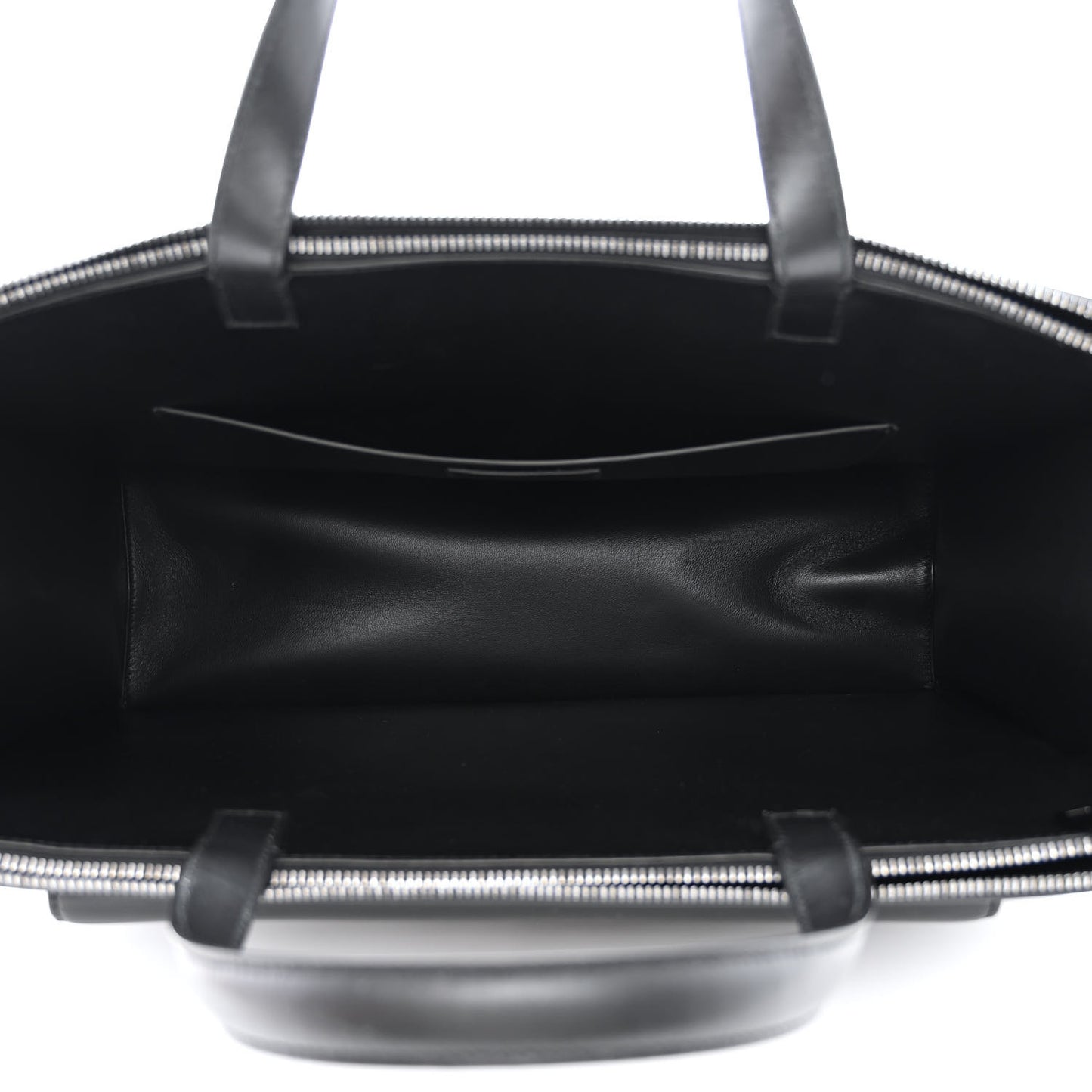 Calfskin Tonal Vlogo Briefcase Black