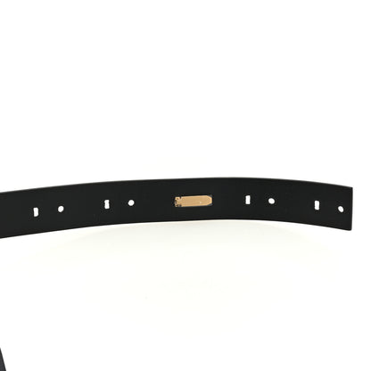 Fendi X FENDI Calfskin Fendace Logo Belt 100 40 Black 3 of 3