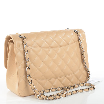 Chanel Caviar Quilted Jumbo Double Flap Beige Clair 3 of 8