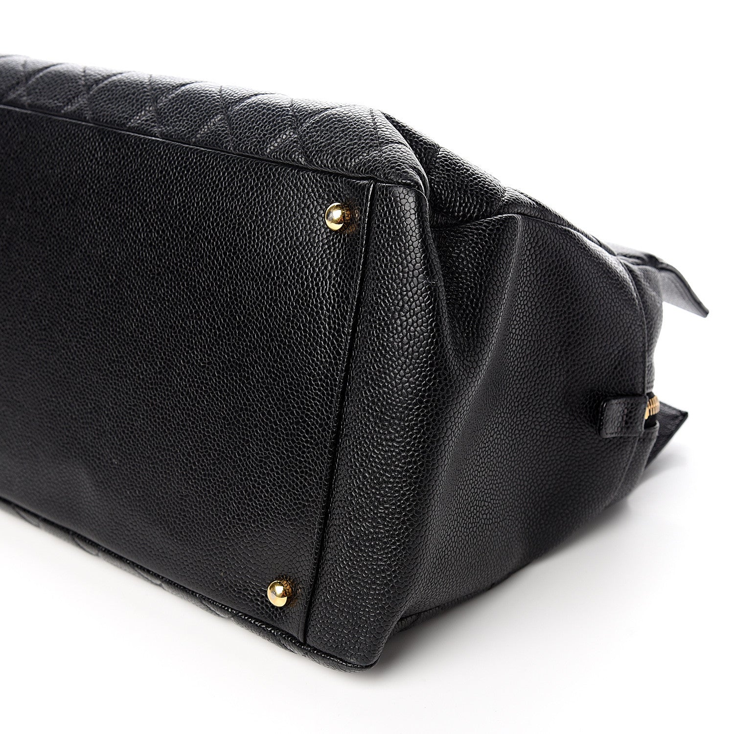 Chanel Caviar Quilted Grand Timeless Tote GTT Black 9 of 10
