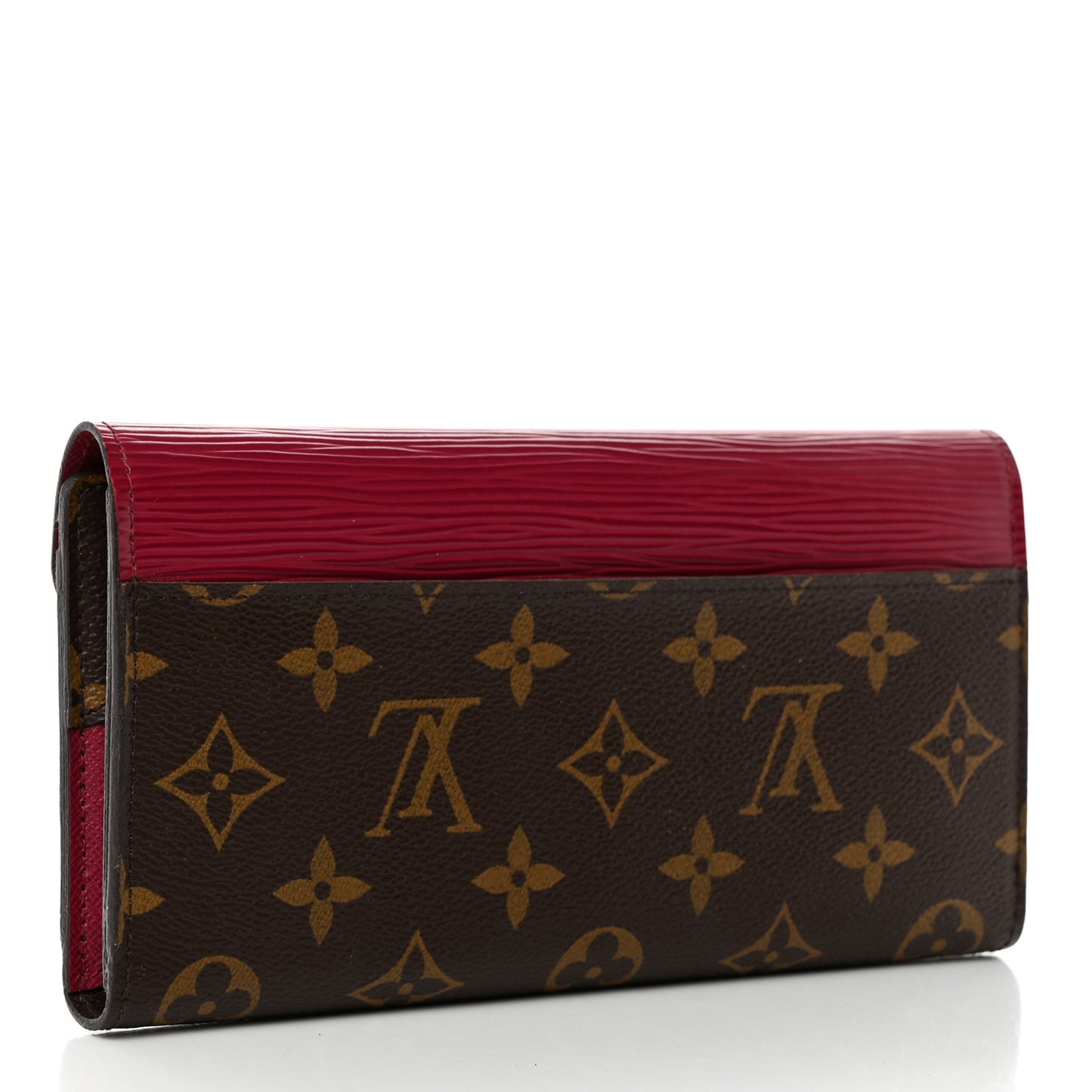 Monogram Epi Marie-Lou Long Wallet Fuchsia