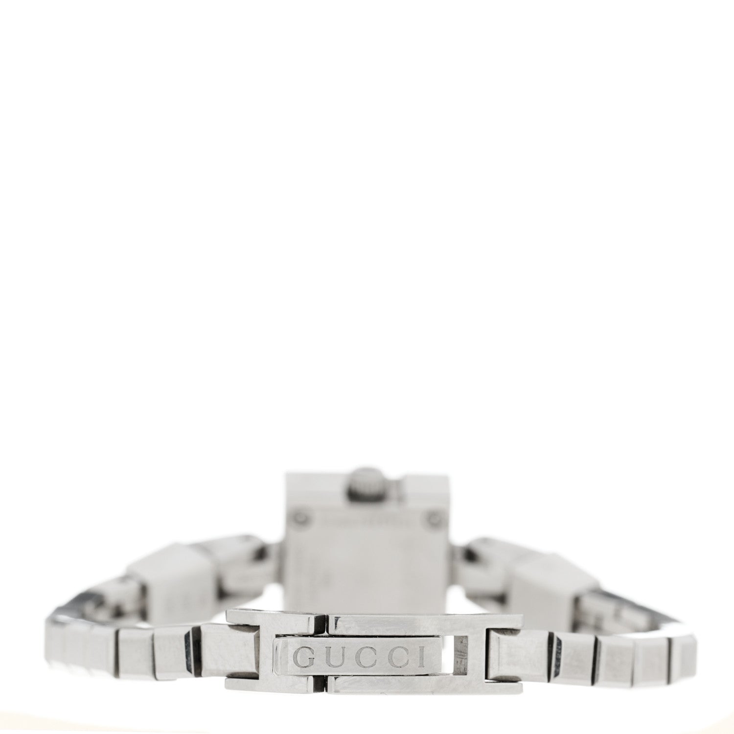 Gucci Stainless Steel Diamond Bezel Mother of Pearl 14mm 102 G-Mini Quartz Watch 3 of 4