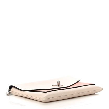 Louis Vuitton Soft Calfskin My Lockme Pochette Rose Silk Quartz 4 of 16