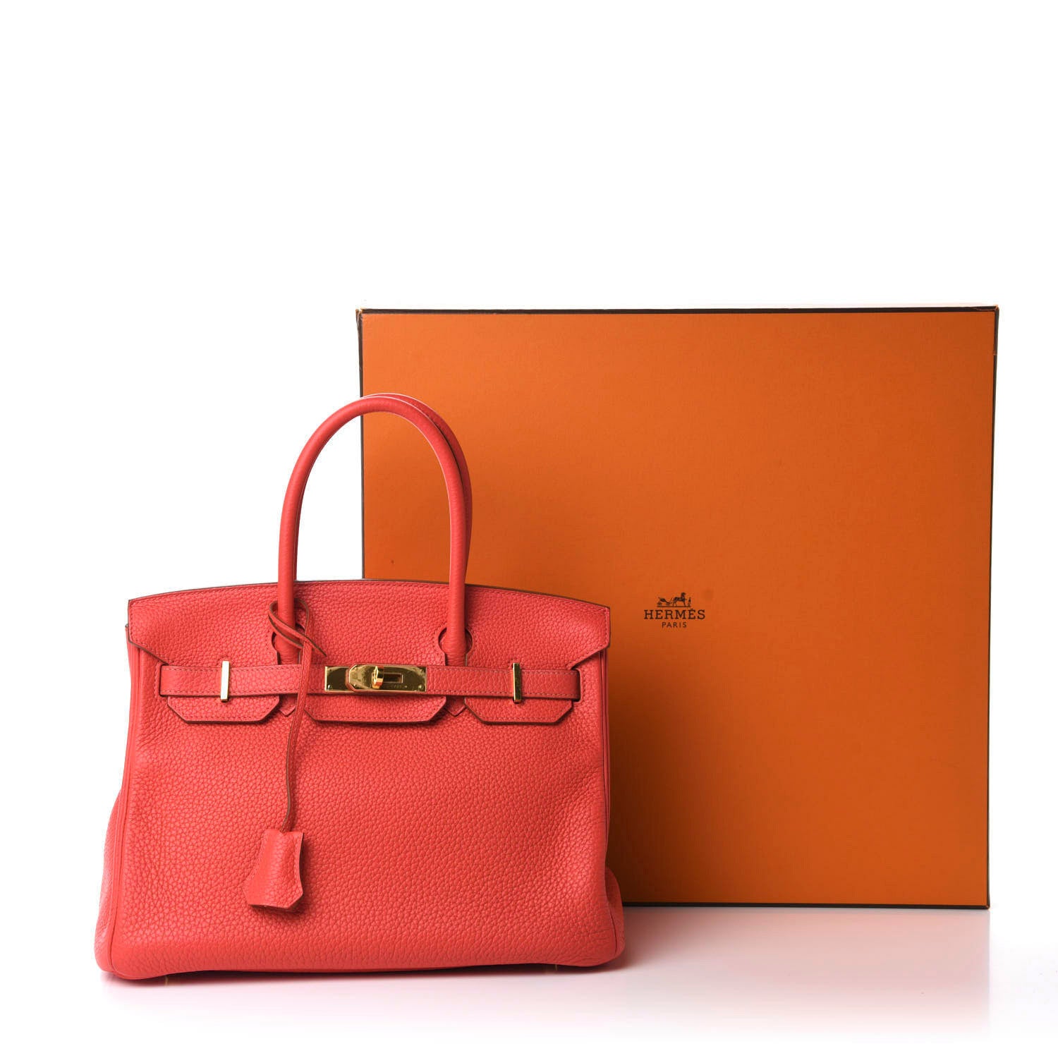 Hermes Togo Birkin 30 Rouge Pivoine 14 of 14