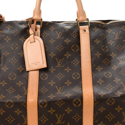 Louis Vuitton Monogram Keepall Bandouliere 55 7 of 9