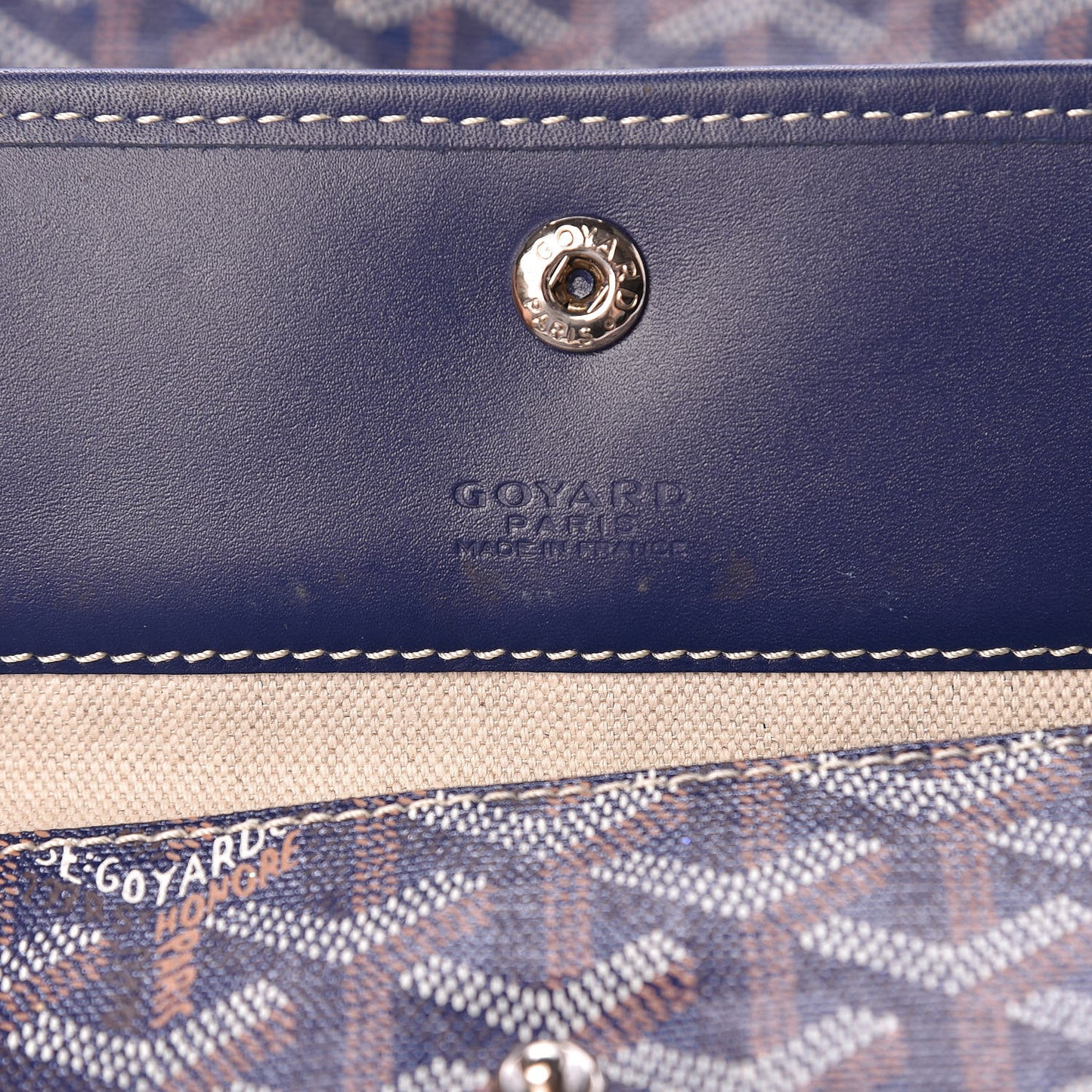 Goyardine Saint Louis GM Navy