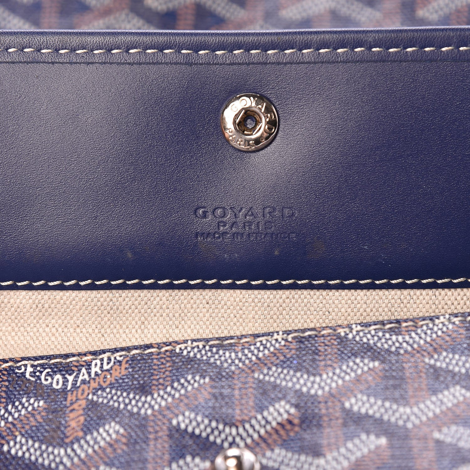 Goyard Goyardine Saint Louis GM Navy 7 of 19