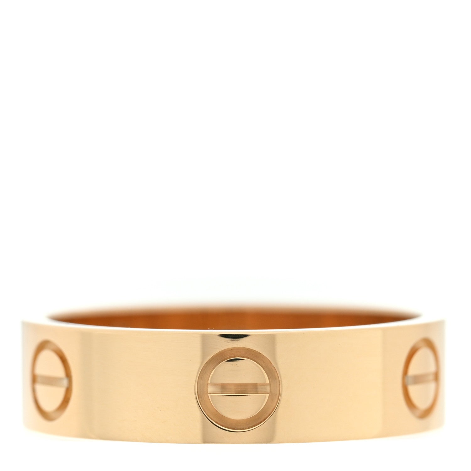 Cartier 18K Yellow Gold 5.5mm LOVE Ring 58 8.5 1 of 5