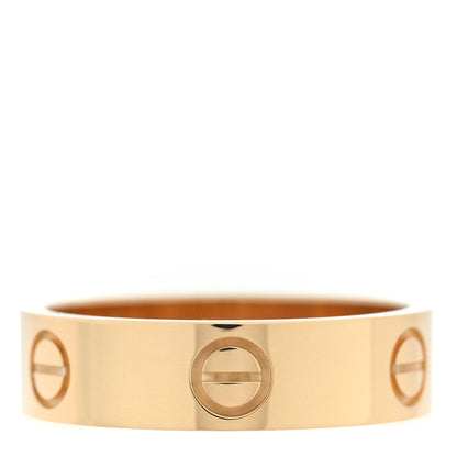 Cartier 18K Yellow Gold 5.5mm LOVE Ring 58 8.5 1 of 5