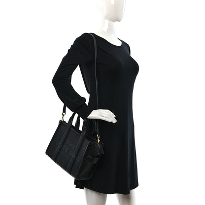 Marc Jacobs Grained Calfskin Small The Tote Bag Black 3 of 10