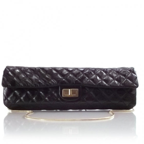 Chanel E/W Reissue Quilted Flap Black 1 of 9