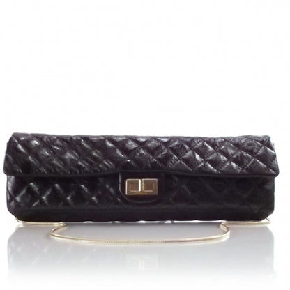Chanel E/W Reissue Quilted Flap Black 1 of 9