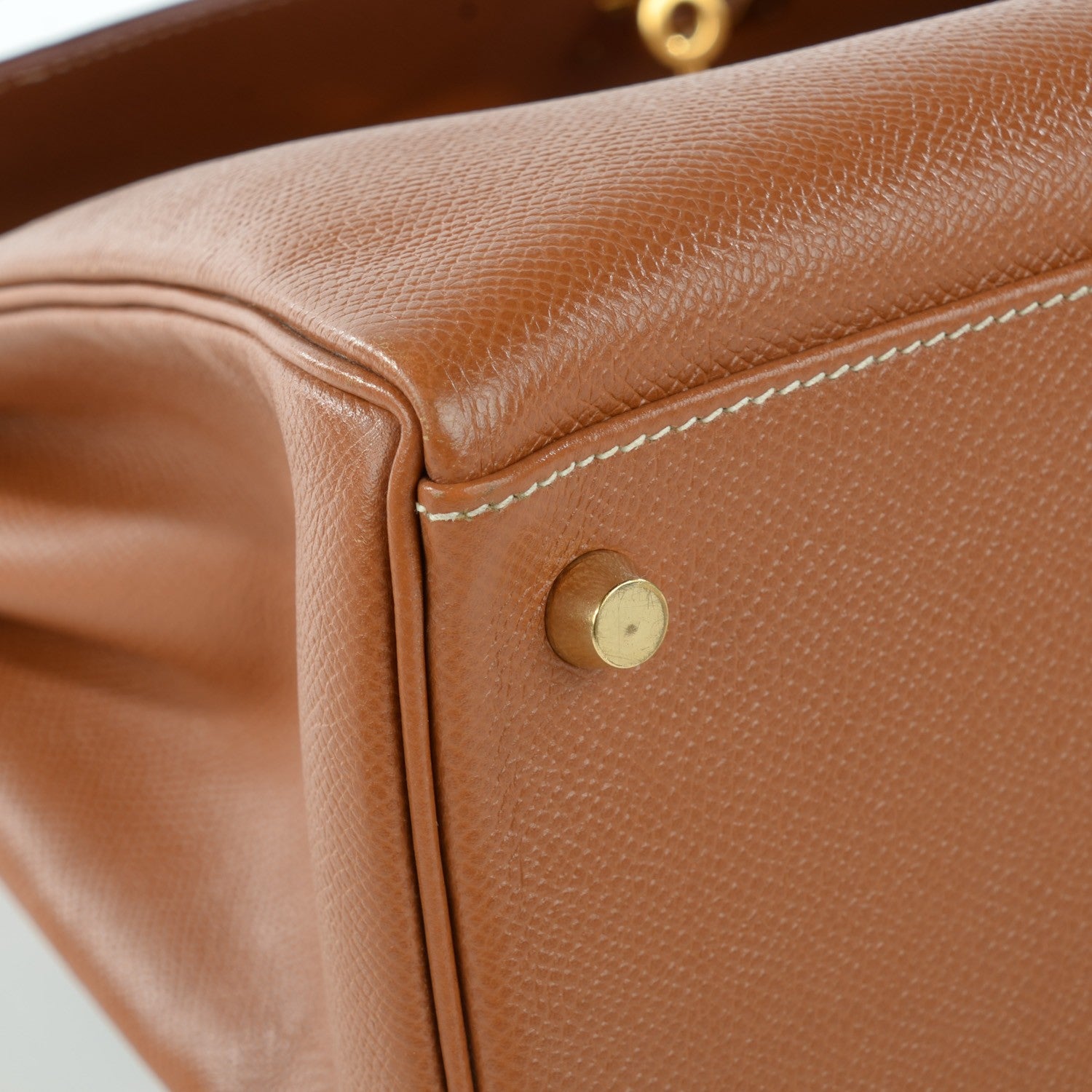 Hermes Courchevel Kelly Retourne 32 Gold 4 of 16