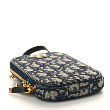 Christian Dior Oblique 30 Montaigne Phone Holder Blue 4 of 8