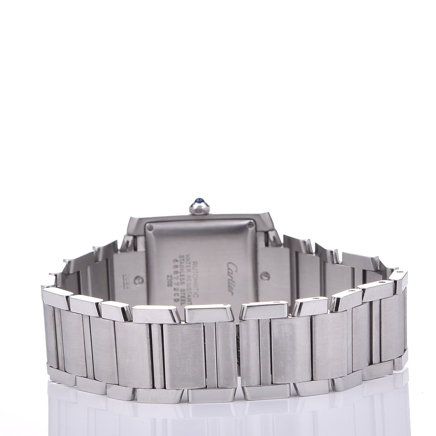 Cartier Stainless Steel 28mm Tank Francaise Automatic Watch 4 of 7