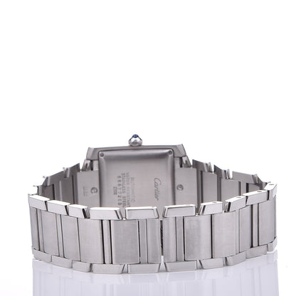 Cartier Stainless Steel 28mm Tank Francaise Automatic Watch 4 of 7
