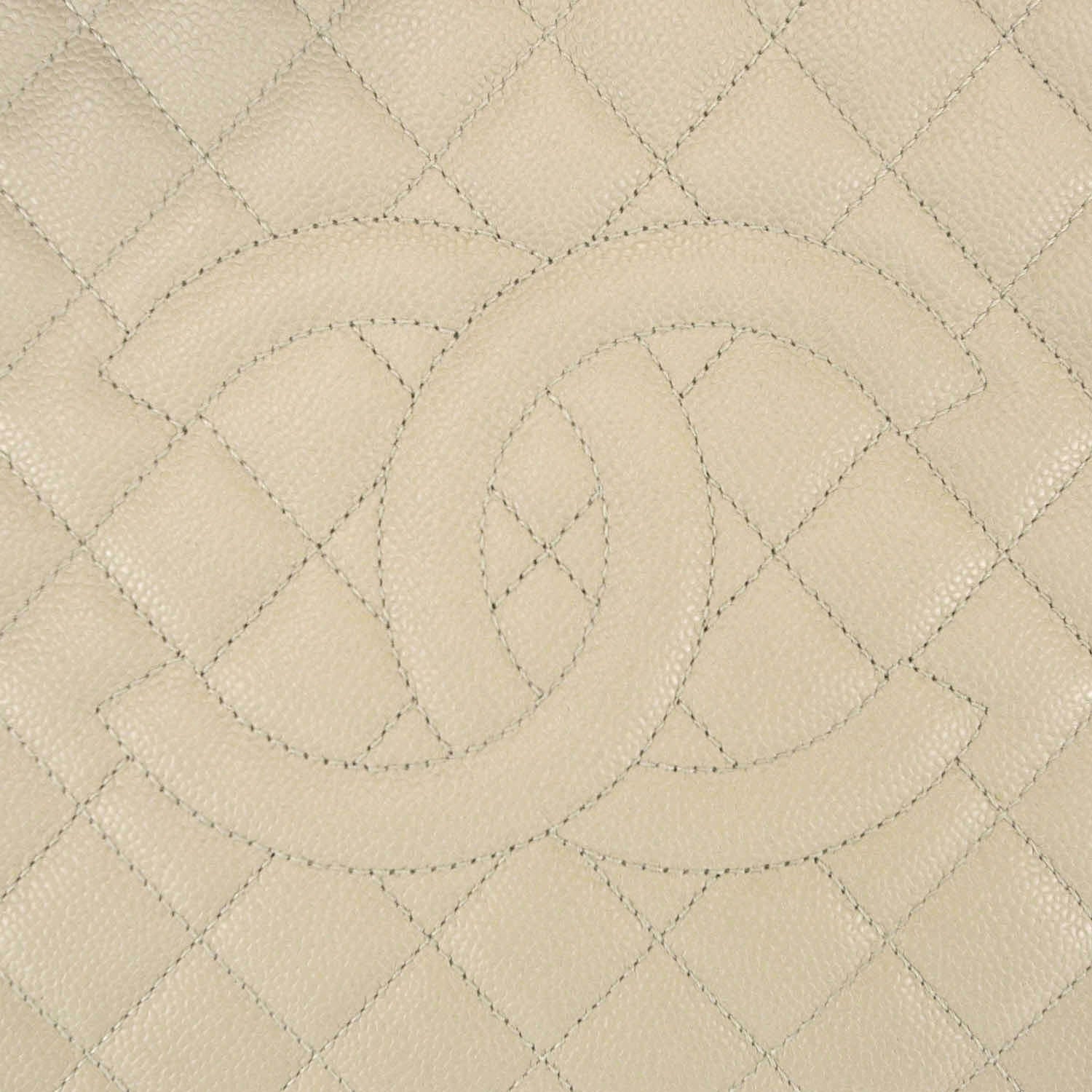 Chanel Caviar Grand Shopping Tote GST Beige Clair 9 of 23