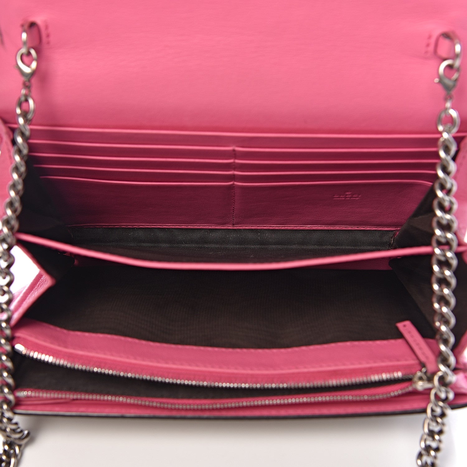 Gucci GG Supreme Monogram Mini Dionysus Chain Wallet Beige Pink 5 of 15