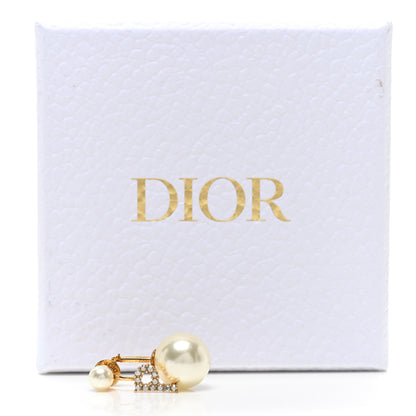 Christian Dior Crystal Pearl My ABCDior P Tribale Earring Gold 5 of 5
