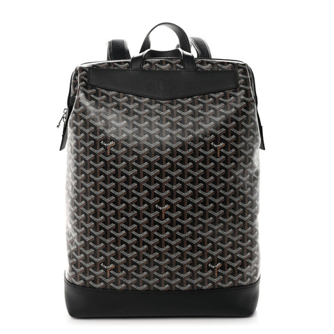 Goyardine Calfskin Cisalpin Backpack Black